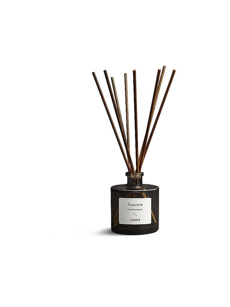 LOOOPS Stäbchen Diffuser 100ml ROSENROT  dunkelgrün baby
