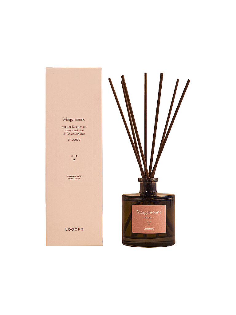 Diffusser mit Stäbchen 100ml Morgensonne dunkelgrün baby