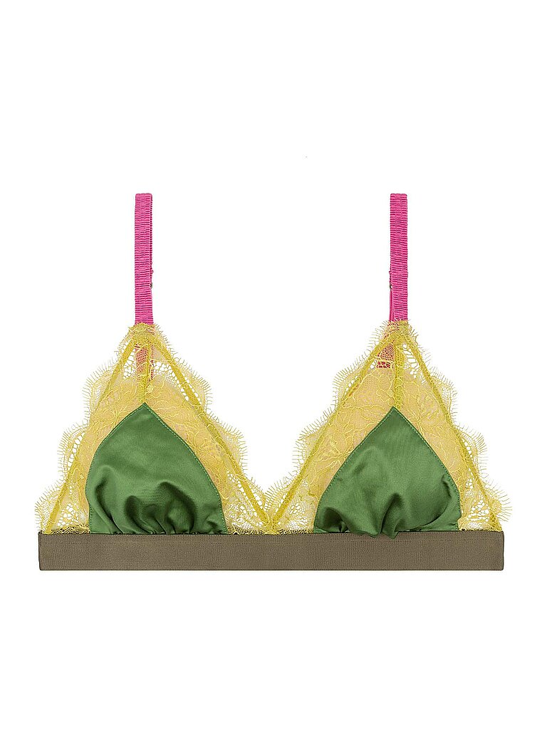 LOVE STORIES BH ohne Bügel LOVE LACE green grün | 75 C/D