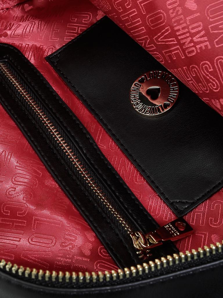 LOVE MOSCHINO | Rucksack "The new chain hearts" | schwarz