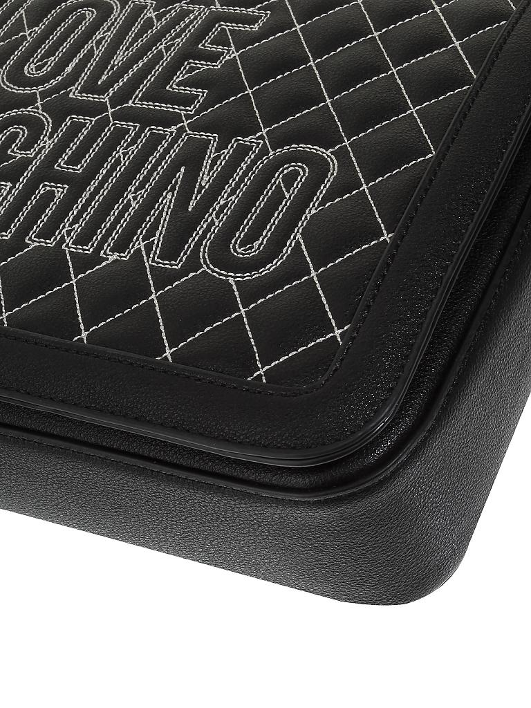 LOVE MOSCHINO | Schultertasche "Sporty Quilted" | schwarz