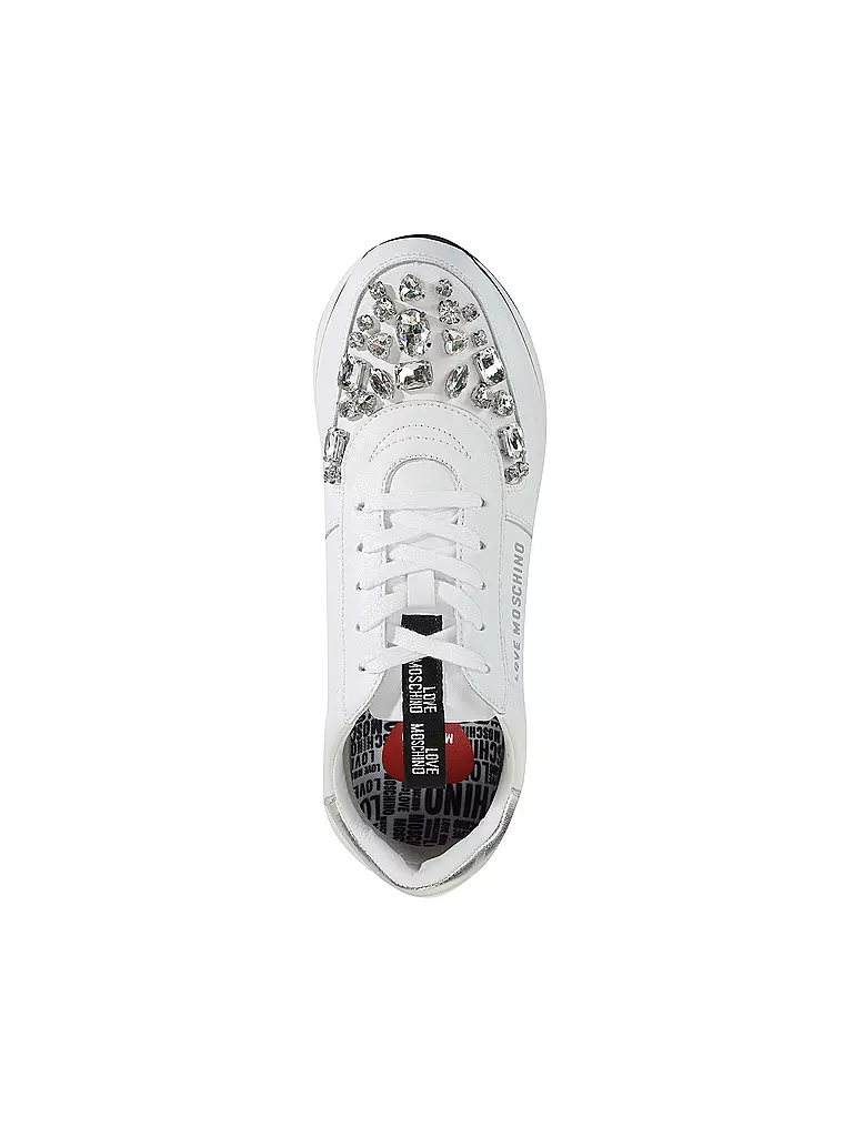 LOVE MOSCHINO | Sneaker  | weiss