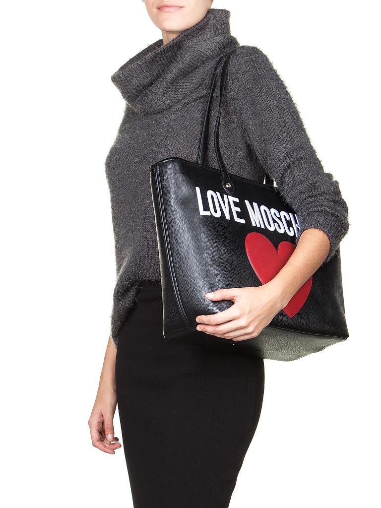 LOVE MOSCHINO | Tasche "Heart" | schwarz