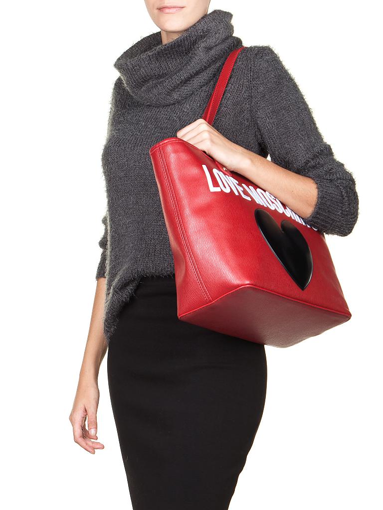 LOVE MOSCHINO | Tasche "Heart" | rot