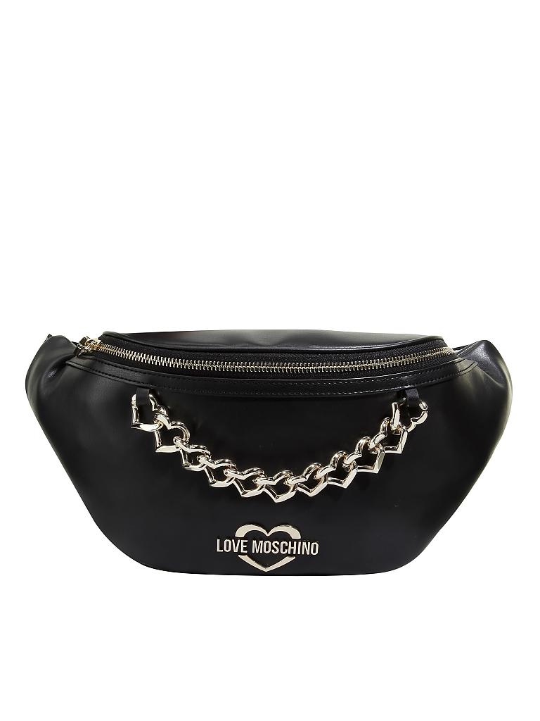 LOVE MOSCHINO | Tasche - Gürteltasche "The new chain hearts" | schwarz