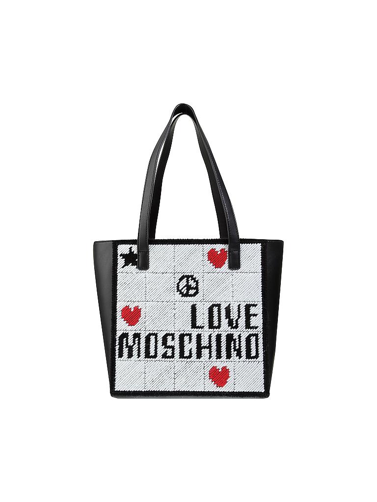 LOVE MOSCHINO | Tasche - Shopper "Grandma Embrodery" | creme