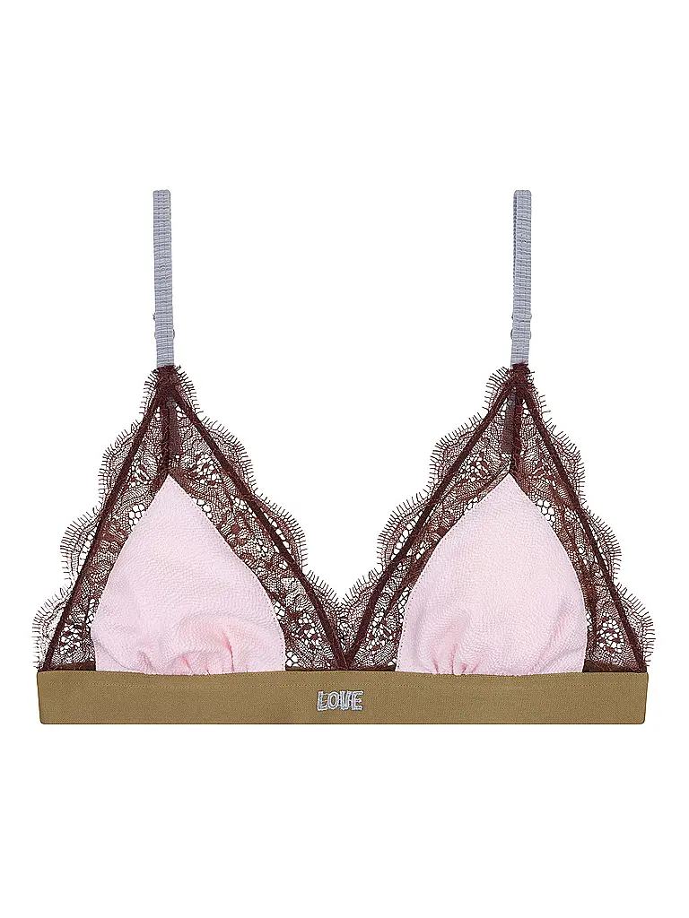LOVE STORIES | BH ohne Bügel LOVE LACE Pink | rosa