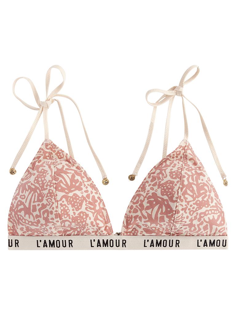LOVE STORIES | Bikini-Triangel Top "Darling" (Pink Knit) | 