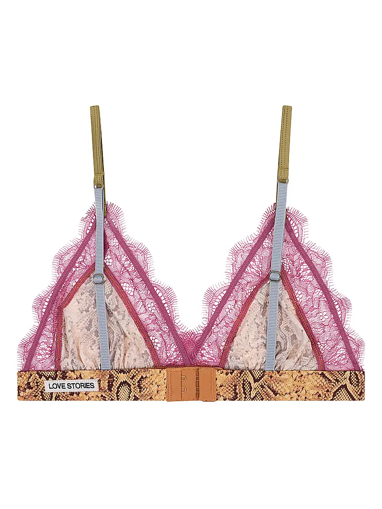 LOVE STORIES | Bralette LOVE LACE brown | 