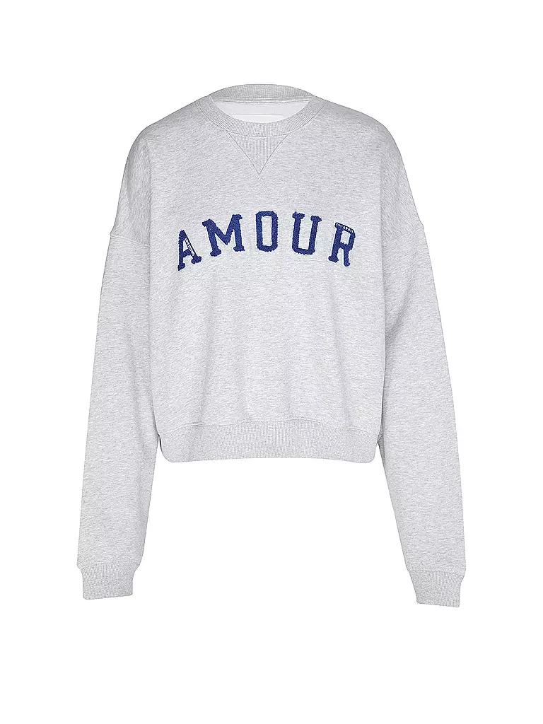 LOVE STORIES | Loungewear Sweater SLOANE | hellgrau