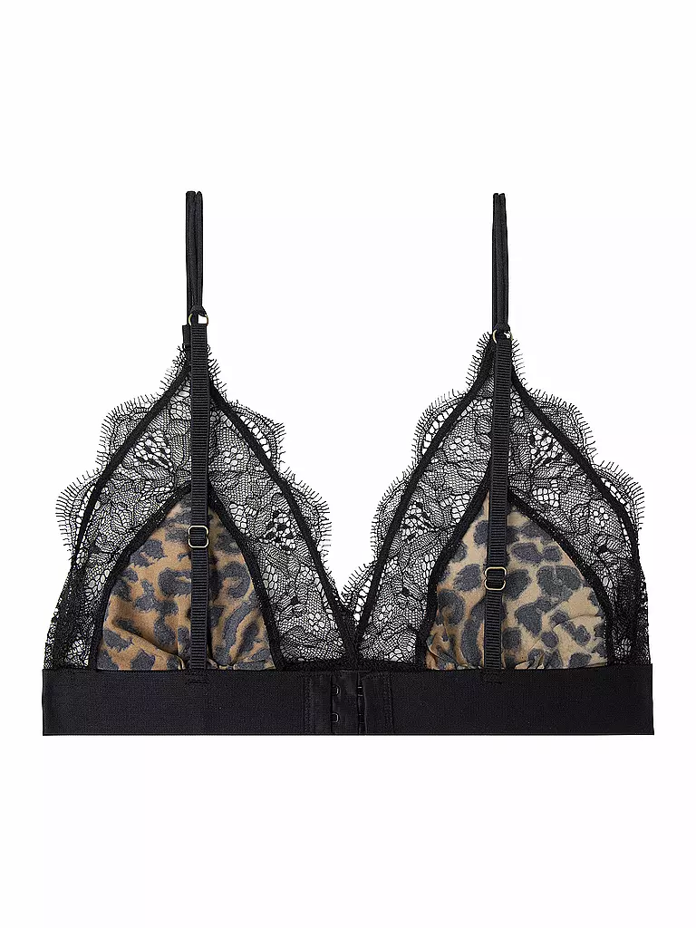 LOVE STORIES | Triangel BH "Love Lace" (Leo) | braun