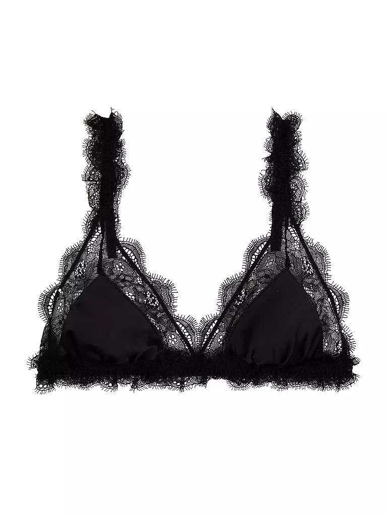 LOVE STORIES | Triangle BH ohne Bügel LOVE LACE black | schwarz