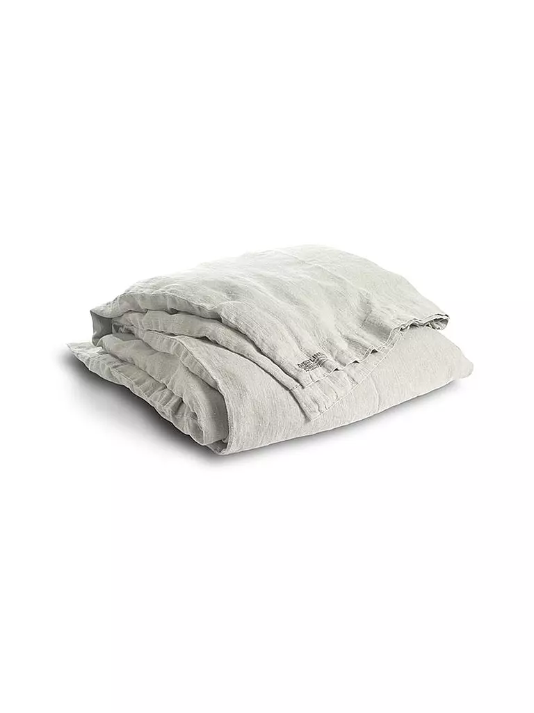 LOVELY LINEN | Leinen-Deckenbezug 135x200cm (Light Grey) | grau