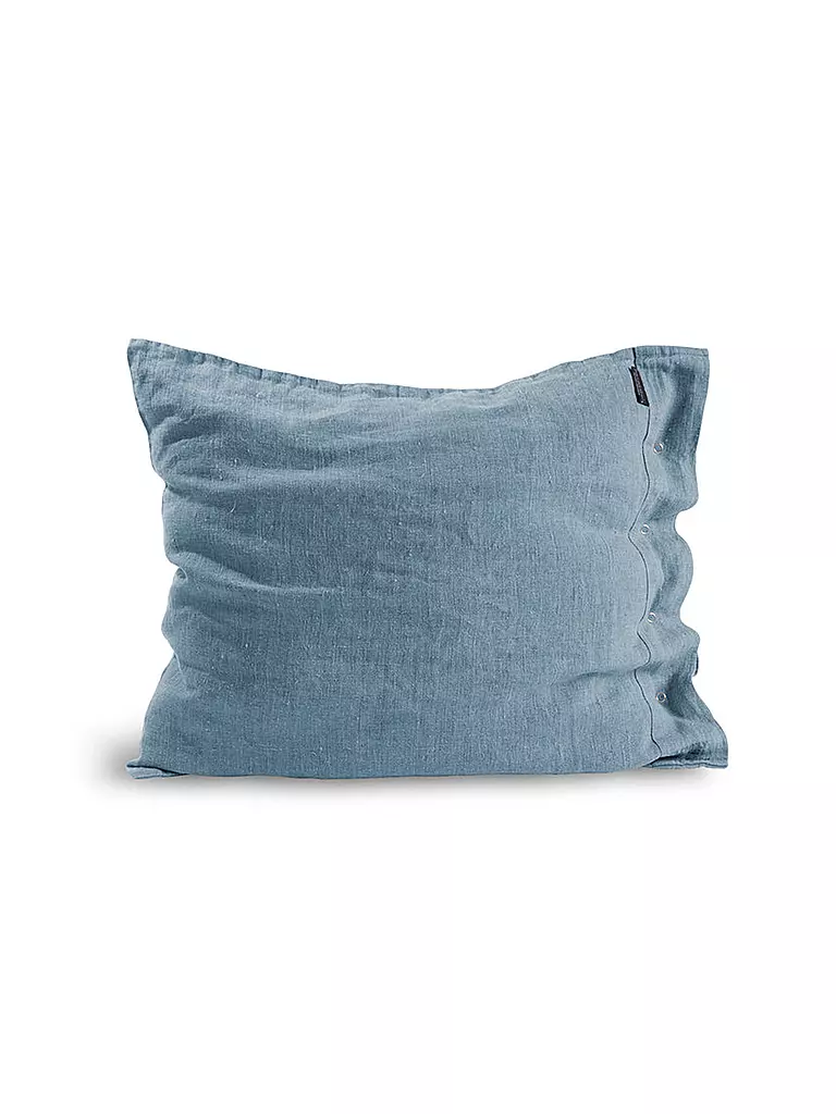 LOVELY LINEN | Leinen-Kissenbezug 70x90cm (Dusty Blue) | blau