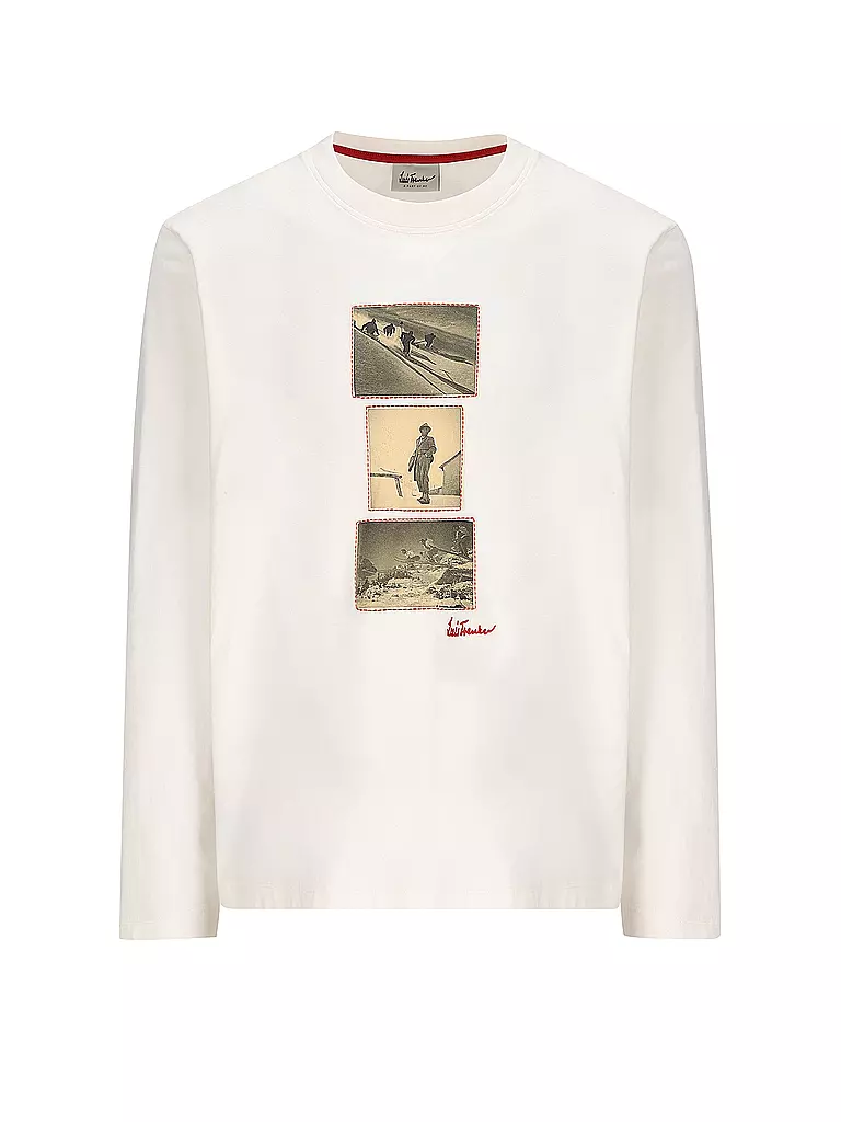 LUIS TRENKER | Langarmshirt LUBODE | weiss