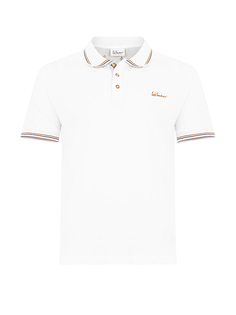 LUIS TRENKER | Poloshirt " Berneto " | weiß