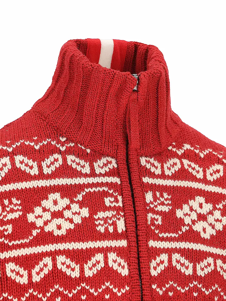LUIS TRENKER | Strickjacke LUWALL | rot