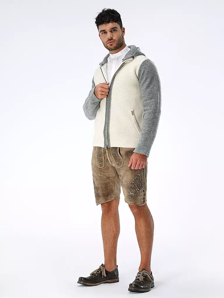 LUIS TRENKER | Strickjacke LUWALLACE  | creme