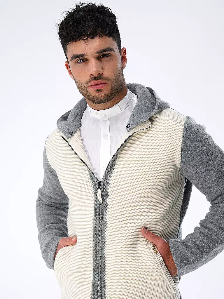 LUIS TRENKER | Strickjacke LUWALLACE  | creme