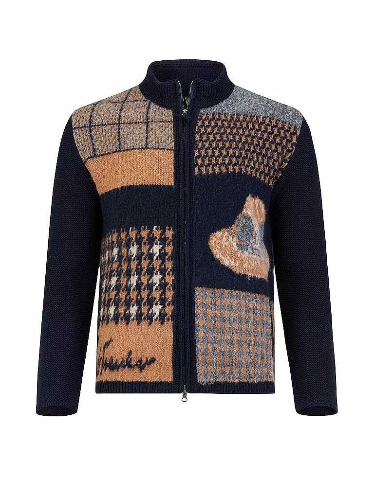 LUIS TRENKER | Strickjacke Wall | blau