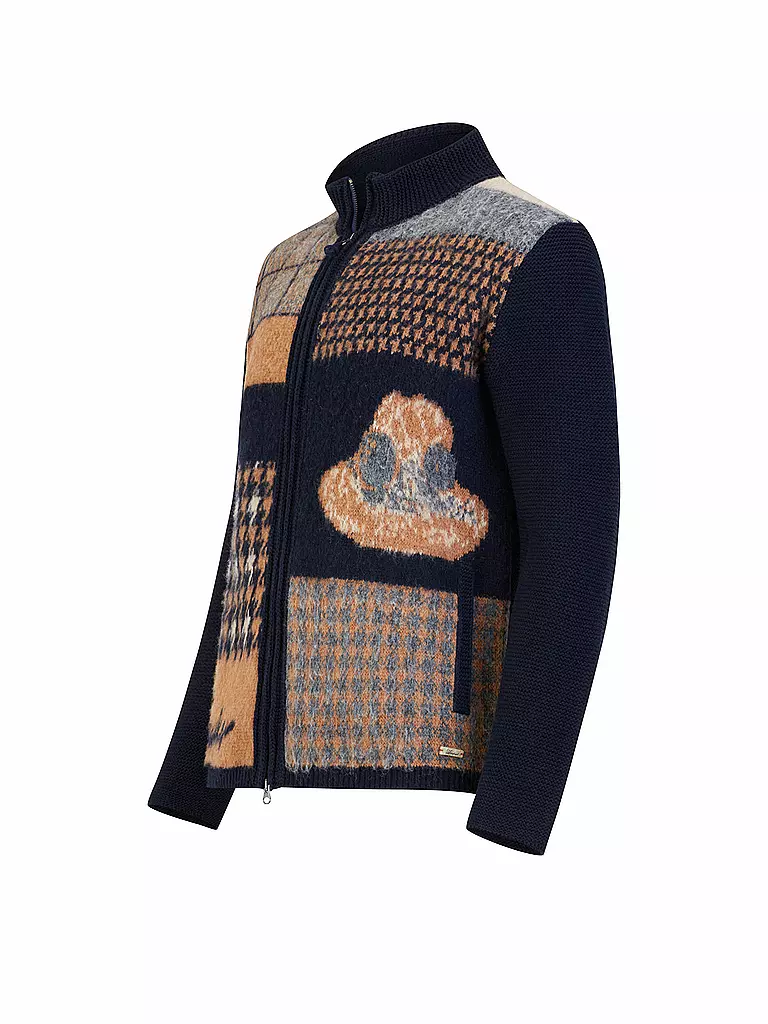 LUIS TRENKER | Strickjacke Wall | blau