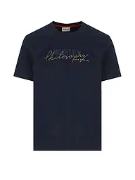 LUIS TRENKER | T-Shirt PHILOSOPHIST | dunkelblau