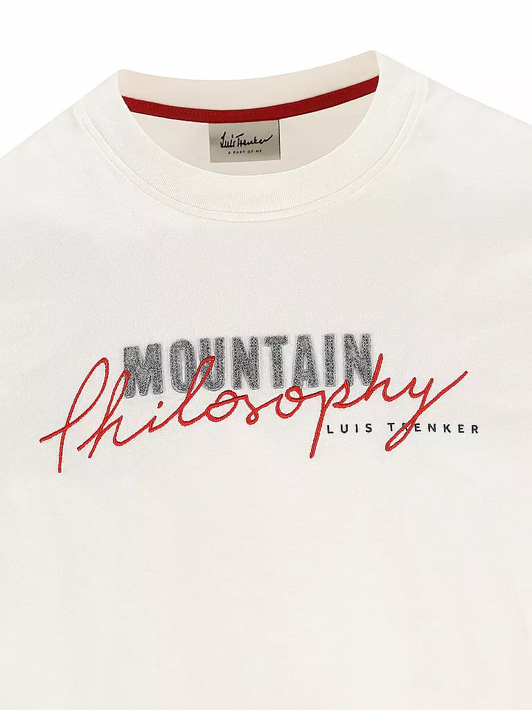 LUIS TRENKER | T-Shirt PHILOSOPHIST | blau