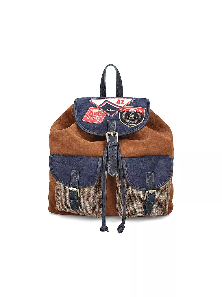 LUIS TRENKER | Trachtenrucksack LUMARCEL Dunkelblau  | blau