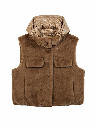 LUISA CERANO | Gilet in Felloptik 