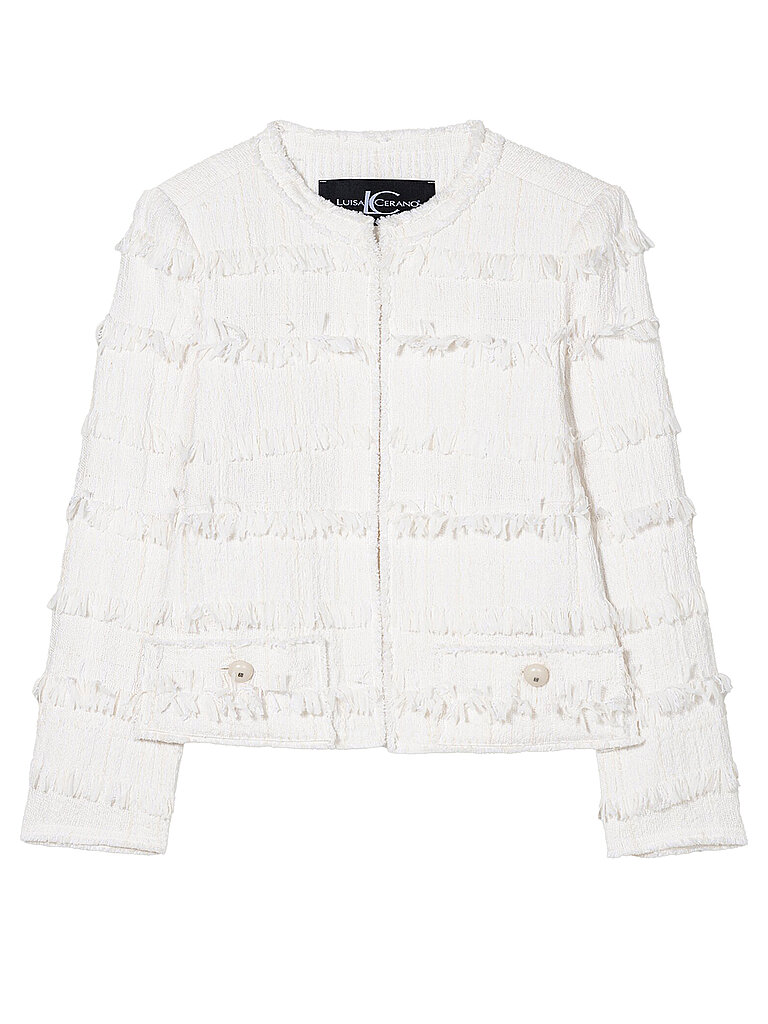 LUISA CERANO Jacke creme | 36
