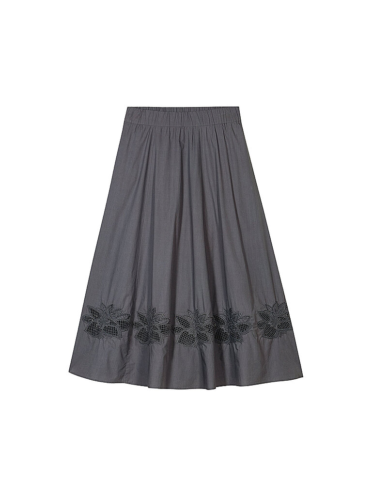 Midirock grau 42 damen