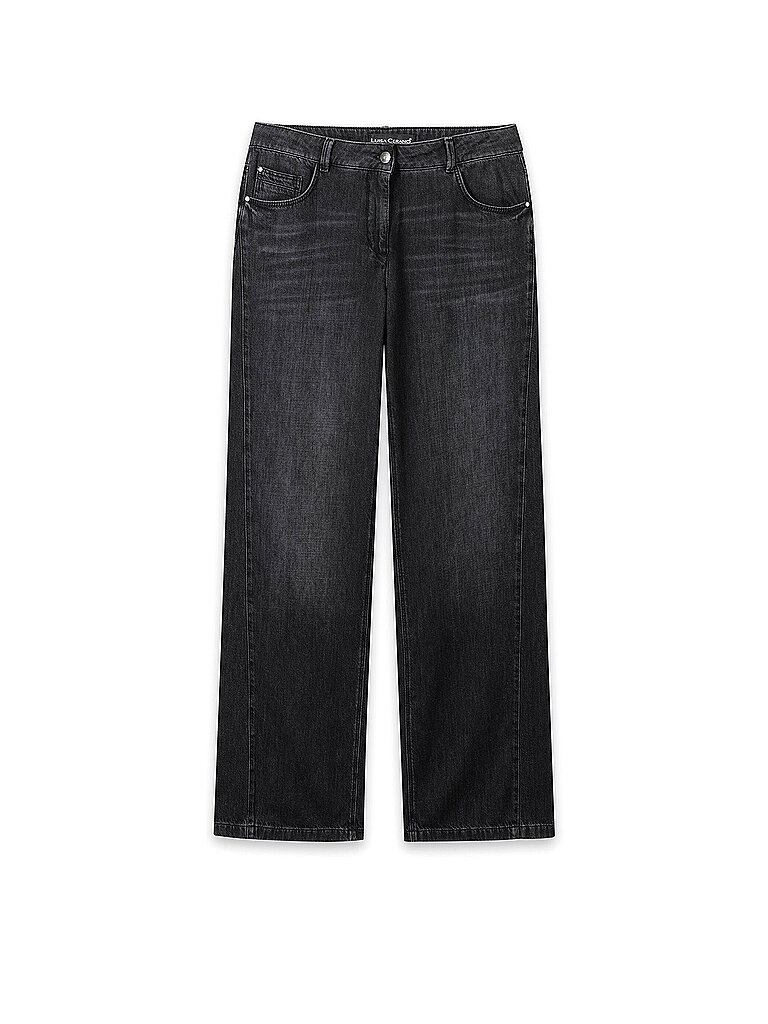 LUISA CERANO Jeans Wide Leg schwarz | 42