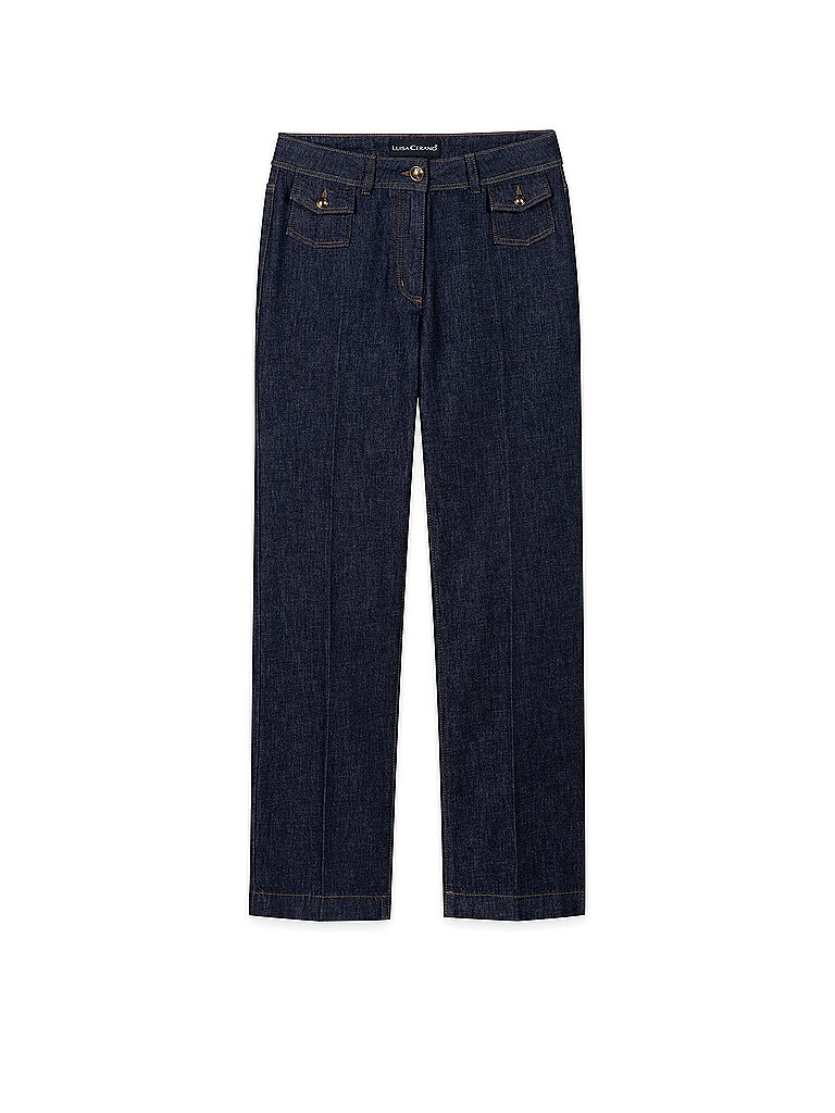 Jeans Slim Fit dunkelblau 38 damen