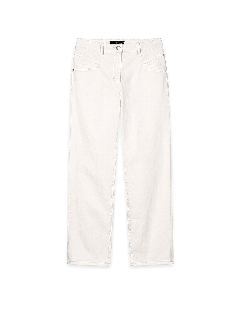 Jeans Straight Fit creme 34 damen