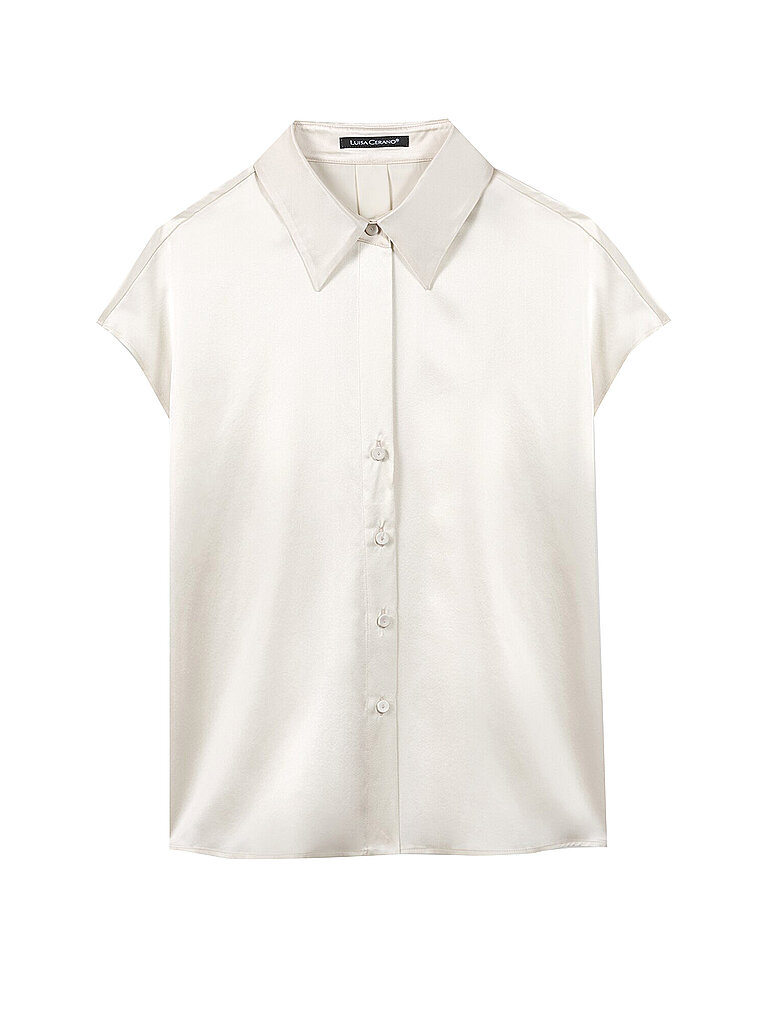 Seidentop creme 36 damen
