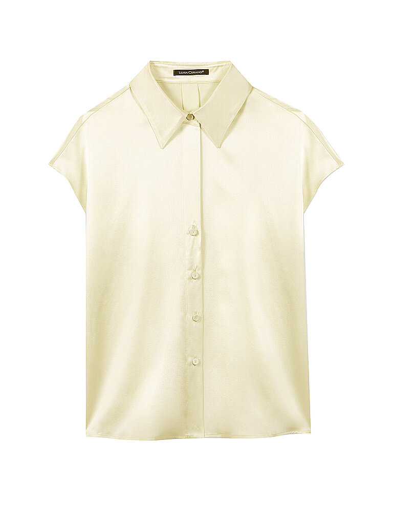 Seidentop gelb 38 damen
