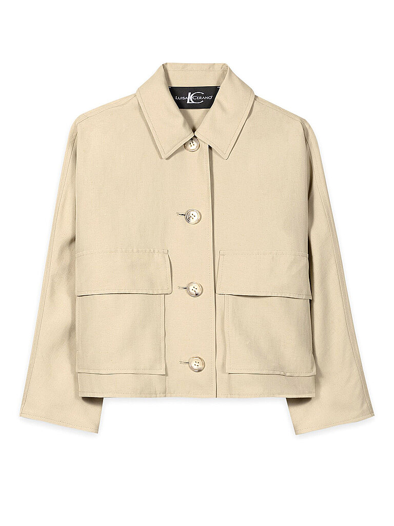Overshirt beige 42 damen