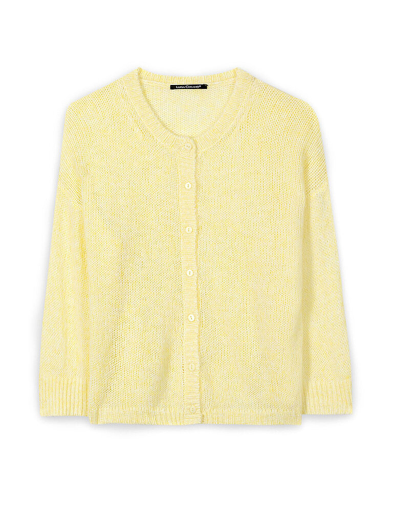 Strickjacke gelb 42 damen
