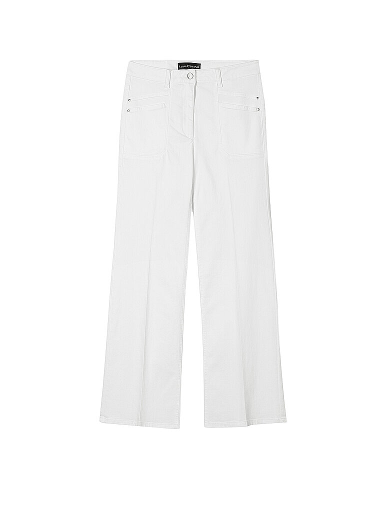 LUISA CERANO Jeans Flared Fit AUTHENTIC weiss | 40