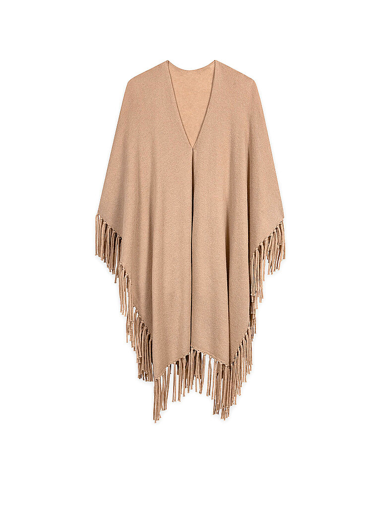 Cape - Poncho creme damen