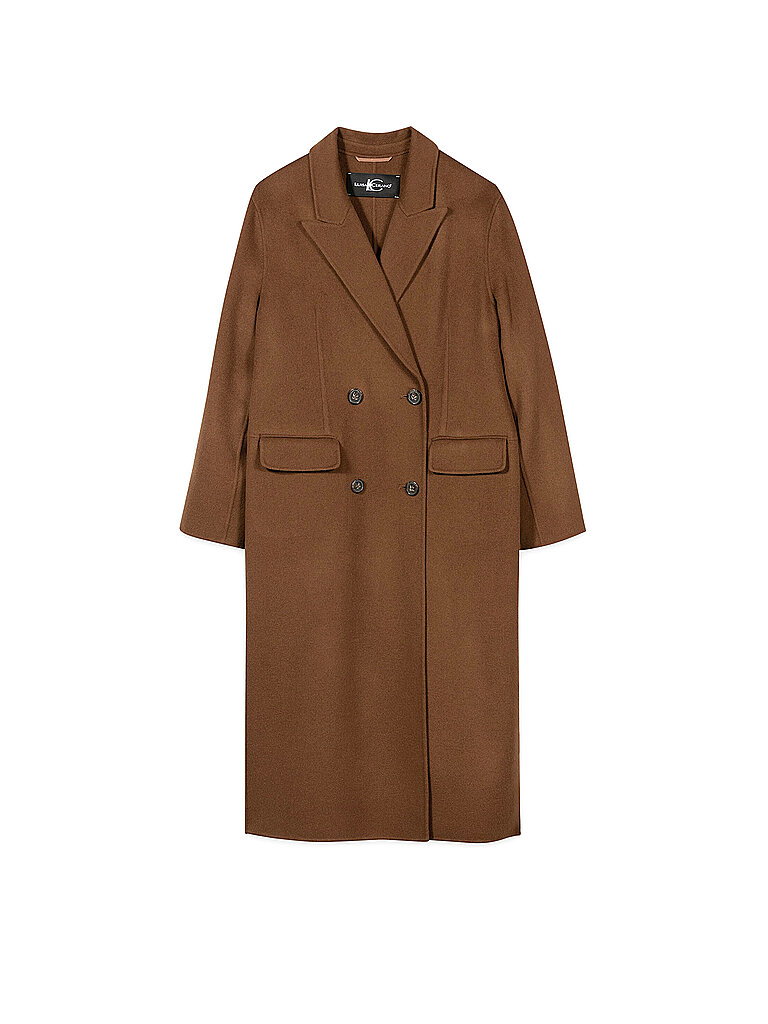 LUISA CERANO Wollmantel hellbraun | 34