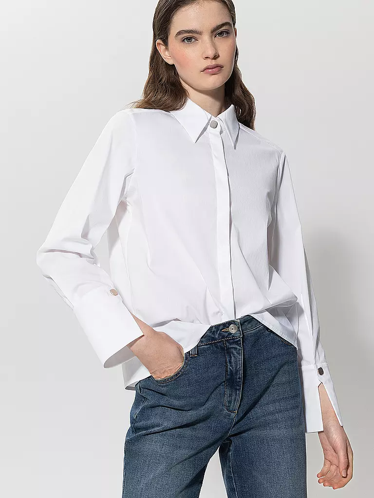 LUISA CERANO | Bluse | weiss