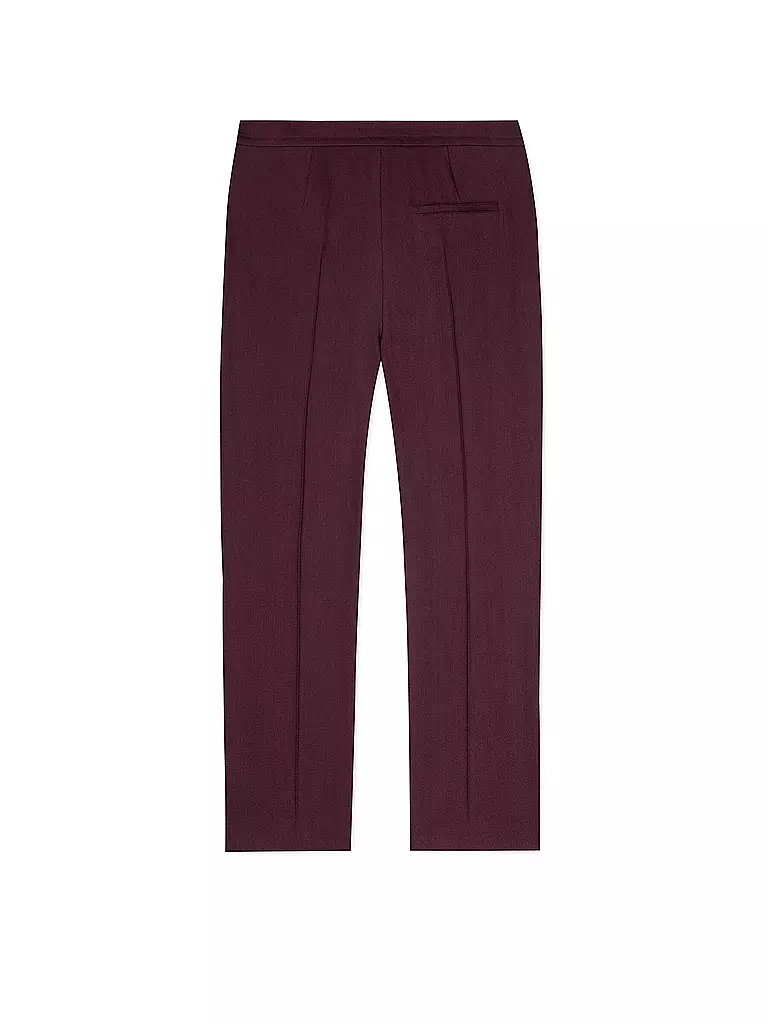 LUISA CERANO | Businesshose 7/8 | dunkelrot