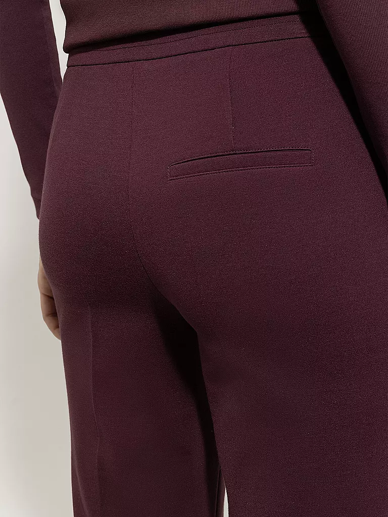 LUISA CERANO | Businesshose 7/8 | dunkelrot