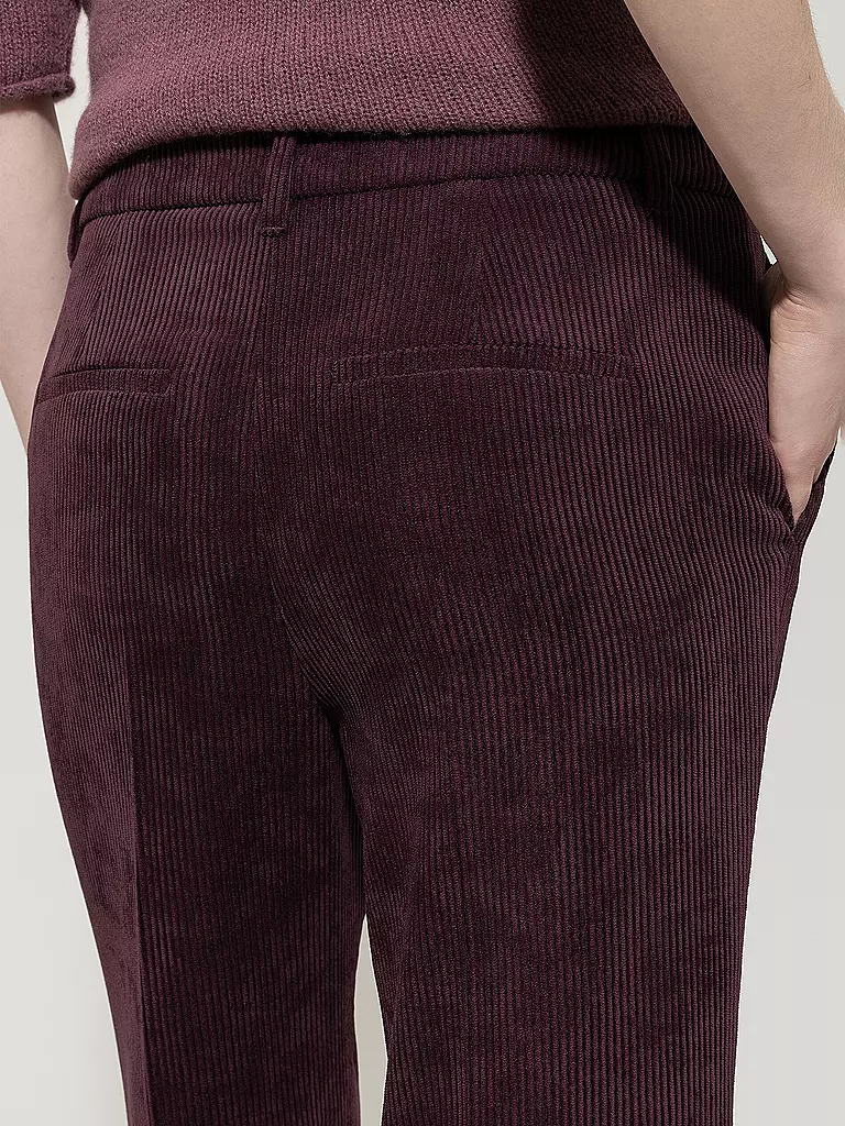 LUISA CERANO | Businesshose | dunkelrot