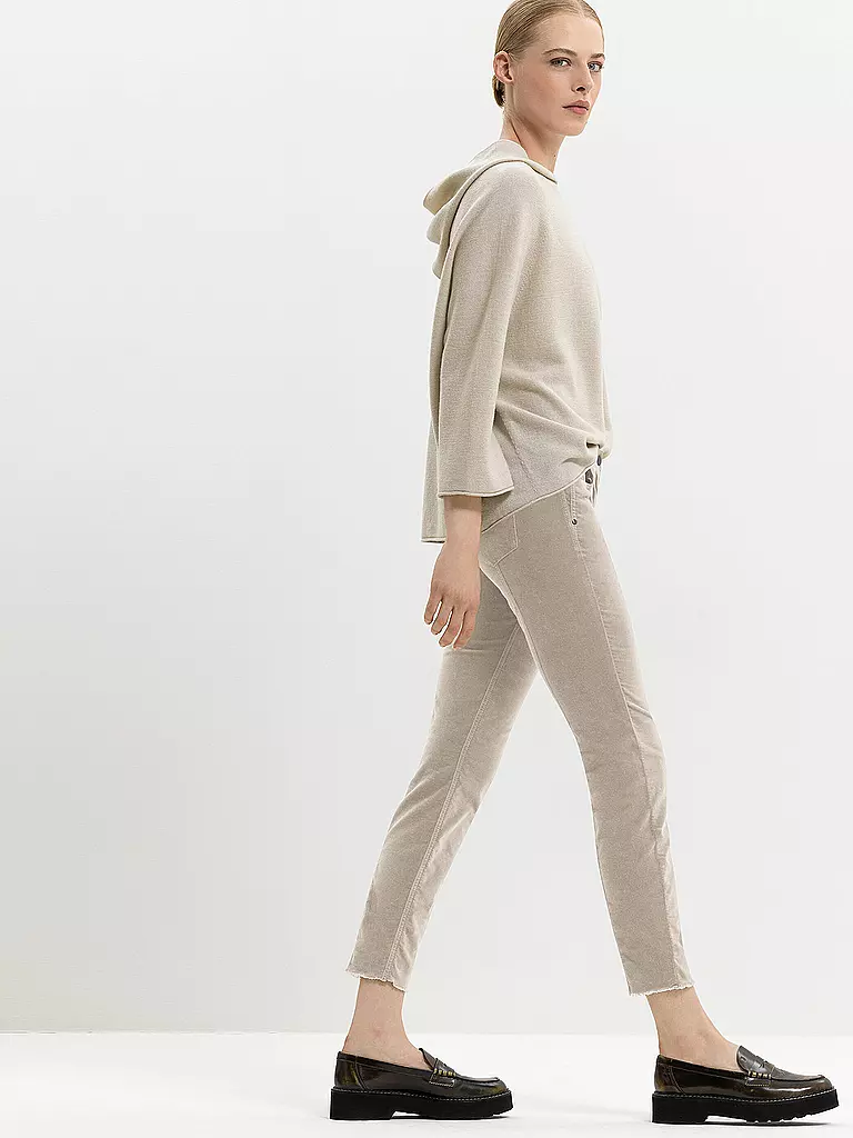 LUISA CERANO | Hose Skinny Fit - Samthose | beige