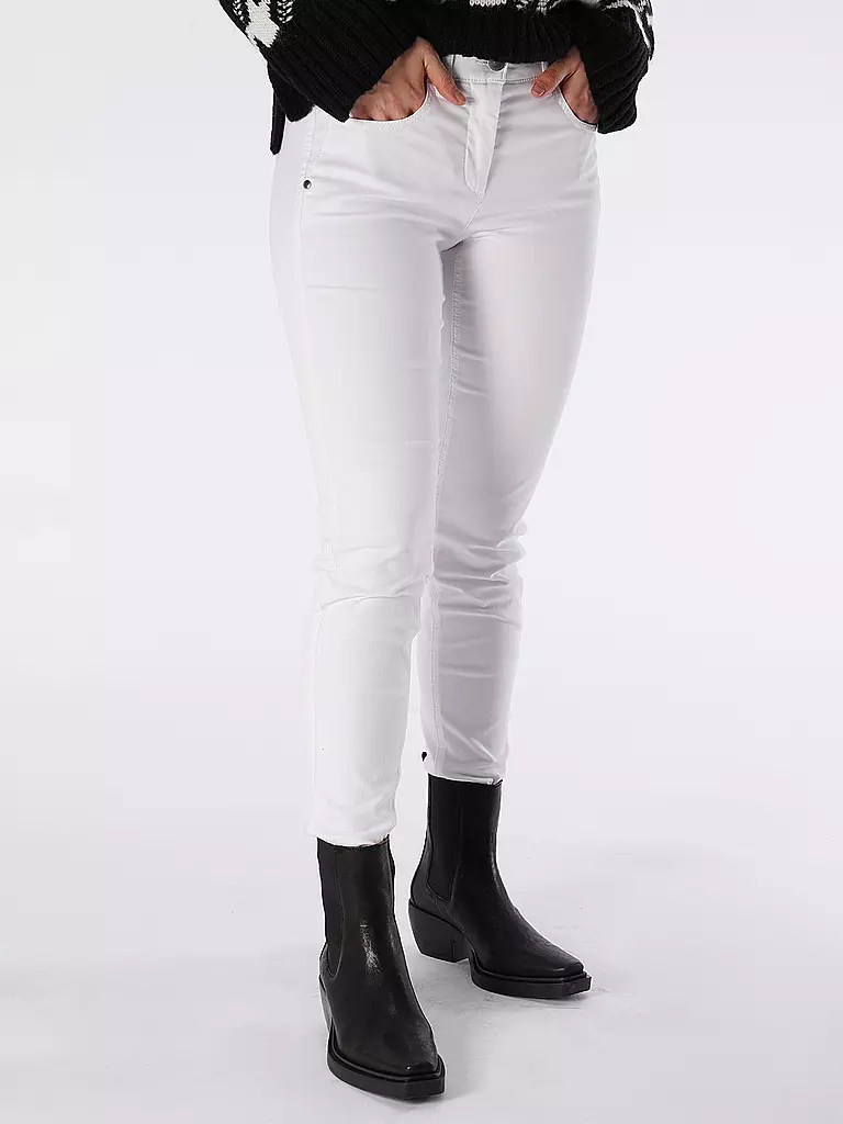 LUISA CERANO | Hose Skinny Fit 7/8 | weiss