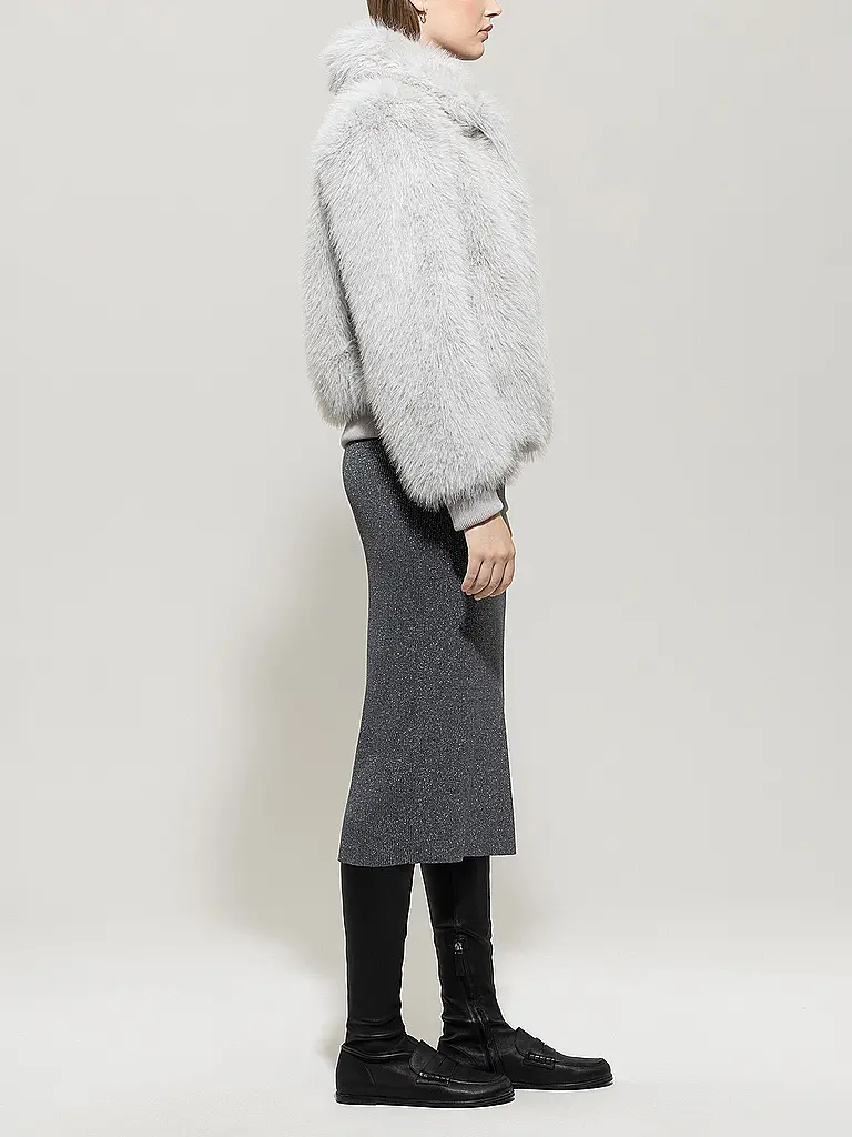 LUISA CERANO | Jacke in Felloptik | 