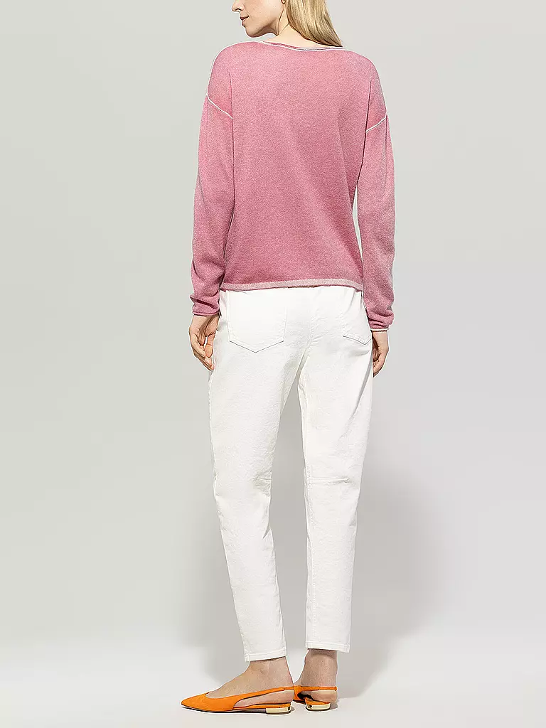 LUISA CERANO | Jeans 7/8 Straight Fit | creme