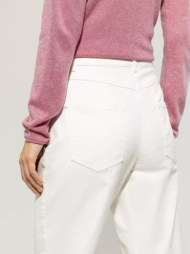 LUISA CERANO | Jeans 7/8 Straight Fit | creme